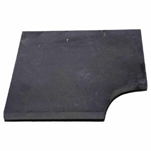 Angle Rentrant Royal Black Bord Droit Droit 45x45x3,2 Cm