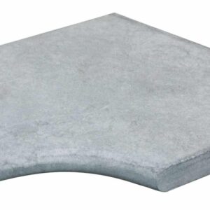 Angle Rentrant Royal Grey 1/2 Rond 1/2 Rond 45x45x3,2 Cm